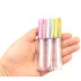 Refill Empty Lip Gloss Tubes, Reusable Lip Gloss Container with Golden,Silver and Pink Wand Caps 5ml/0.17oz 6 PCS