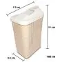 Slings Cereal Dispenser Easy Flow Storage Jar 750Ml 12 Pcs Set, Idle for Kitchen- Storage Box Lid Food Rice Pasta Pulses Container