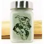 Stash Jar with Harlequin Clown Girl and Gun Design, Airtight, Smell Resistant Herb Storage to Keep Your Stash Fresh Stash Jar with Harlequin Clown Girl and Gun Design, Airtight, Smell Resistant Herb Storage to Keep Your Stash Fresh