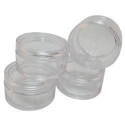 Clear Plastic Makeup Lip Balm 10 Gram Packaging (Pack of 100)