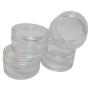 Clear Plastic Makeup Lip Balm 10 Gram Packaging (Pack of 5)