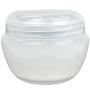 Beauticom 12 Pieces 30G/30ML (1 Oz) White Frosted Container Jars with Inner Liner for Pills, Medication, Ointments and Other Beauty and Health Aids - BPA Free