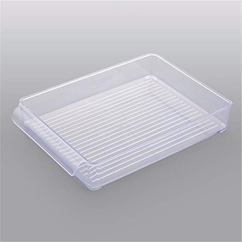 Kitchen Food Storage Jar Airtight Food Storage Kitchen Glass Jar Moisture-Proof Home Multi-Purpose Jam Bottle Cruet Fruit Crisper Refrigerator Storage Box (Color : Large)