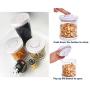 Airtight Canisters Glass Food Storage Containers, Set of 3