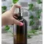 Cornucopia Brands 16-Ounce Amber Glass Bottles w/Stainless Steel Pumps (2-Pack); Lotion & Soap Dispenser Brown Boston Round Bottles for Aromatherapy, DIY, Home & Kitchen Cornucopia Brands 16-Ounce Amber Glass Bottles w/Stainless Steel Pumps (2-Pack); Lotion & Soap Dispenser Brown Boston Round Bottles for Aromatherapy, DIY, Home & Kitchen