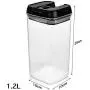 Shazo Airtight Food Storage Container (Set of 6) - BONUS Measuring Cups & Spoons Set - Labels & Marker - Durable Plastic - BPA Free - Clear Plastic w/Lids - Air Tight Snacks Pantry & Kitchen Container Shazo Airtight Food Storage Container (Set of 6) - BONUS Measuring Cups & Spoons Set - Labels & Marker - Durable Plastic - BPA Free - Clear Plastic w/Lids - Air Tight Snacks Pantry & Kitchen Container