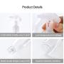 XiongXinLive Spray Bottle 200ml/6.8oz 2pcs PET Plastic Spray Bottle Fine Mist Spray Bottle PP Empty Spray For Alcohol Water Perfumes,Gardening