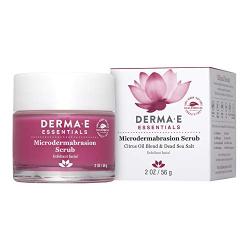 DERMA E Microdermabrasion Scrub with Dead Sea Salt- essential Microderm quality facial scrub works as an exfoliator to reduce scars & wrinkles for flawless, hydrated skin