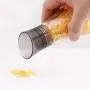 Glas Zuckerdose mit Deckel, Gewürfabecher, Gewürze-Set, Küchengeräte, Lebensmittelbehälter mit Deckel und Stand für Öl
