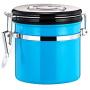 Coffee Beans Sealed Cans 304 Stainless Steel Coffee Bean Sealed Cans Dried Fruit Tea Cans With Exhaust Valve Sealed Jar Coffee Bean Stainless Steel Sealed Kitchen Storage (Color : C3, Size : L)