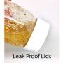 Mini Plastic Storage Lids - 1 3/4 inch -BPA Free- Made in the USA -LIDS ONLY (white, 12)