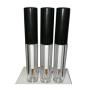 6 Pcs 2 ML 0.07OZ Empty Transparent ABS Refillable Eyeliner Bottles Leakproof Mascara Tube with Black Lids Eyelash Cream Vials Cosmetic Sample Dispenser for Travel Container
