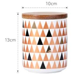 Mini Spice Jars Nordic ceramic storage tank creative marble household kitchen storage tank