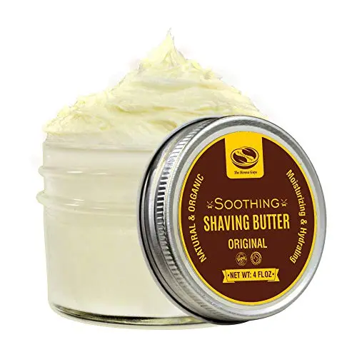 Beurre à raser naturel 4 fl. oz, à base de beurre de karité hydratant et d'aloe vera apaisant, excellent beurre à raser pour hommes avec peau sensible (Original) Beurre à raser naturel 4 fl. oz, à base de beurre de karité hydratant et d'aloe vera apaisant, excellent beurre à raser pour hommes avec peau sensible (Original)