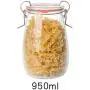 Glasflasche Yl Ly mit Versiegelung, Marmeladenglas, Passionsfrucht-Honig-Zitronenglas, durchsichtig, für Zuhause, Mehrkorn-Bonbons, Aufbewahrungstank 950ml