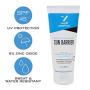 Zealios Sun Barrier 3 oz - SPF 45 Water-Resistant Zinc Sunscreen - Active & Sport Sunblock Lotion