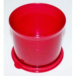 Tupperware Canister in Sparkle Red 2.5 Cup Capacity