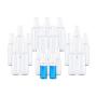 【Made in USA】 Clear 100ml(3.4oz) Refillable Sprayer Bottles Fine Mist Spray Bottle Container for Essential Oils, Travel, Perfumes, 12 Pcs