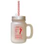 Red Soft Baked Monster Cookies Kitchen Recipe Frosted Glass Mason Jar With Straw