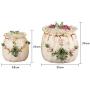 Cereal Containers Ceramic Canister, Rice Cylinder Flour Jar, Sealed Storage Tank Containers (Size : 2829cm)