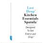 The Spatty, Last Drop Beauty Spatula, 12'', Blue, Reusable, Flexible, As Seen On Shark Tank