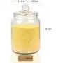 Glas Lebensmittelbehälter mit Deckel, Großkapazität, durchsichtig, feuchtigkeitsdicht, ideal für die Vorratskammer (2000ml).
