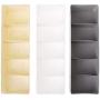 Milue 5 Grid Underwear Storage Box Cabinets Household Debris Classification Organizer (White)