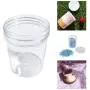 Clear Containers for All Your Glue Putty Making Empty Slime Storage Containers Slime Storage Containers with Lids PET+PP Containers for Slime Making (Clear)
