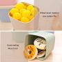 WANGLX ST Plastic Sealed Cans Grain Storage Tank Storage Box Kitchen Food Storage Jar for Serving Tea, Coffee, Spice,Flour, Sugar, Cereals, Leakproof and More