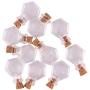 | Storage Bottles & Jars | 50pcs Transparent hexagon Glass Bottle Jars Vials Wishing Bottle Cute Art Bottles with Corks Stopper DIY craft gift | by HUDITOOLS | 1 PCs