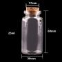 | Storage Bottles & Jars | 24pcs 10ml 15ml 20ml 25ml 30ml Cute Clear Glass Bottles with Cork Stopper Empty Spice Bottles Jars DIY Crafts Vials | by HUDITOOLS | 1 PCs