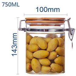 Anak Kitchen Bathroom Countertop Storage Organizer Shelf Holder Spice Rack Glass Food Jar Kitchen Storage