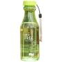 Bouteille d'eau portable 550ml sans BPA, transparente, étanche, en plastique, idéale pour le yoga, la course, les activités de plein air (Vert) Bouteille d'eau portable 550ml sans BPA, transparente, étanche, en plastique, idéale pour le yoga, la course, les activités de plein air (Vert)