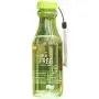 OUNONA 550ml Portable BPA Free Transparent Leakproof Plastic Water Bottle for Yoga Running Outdoor Sports (Green)