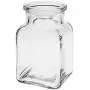 Viva Haushaltswaren Glass jar with Glass stoppers, Round Stopper, Candy jar, Tea Caddy, Collecting Glass, etc. usable (Including a Scoop), Glass, Yellow, 8 x 150ml