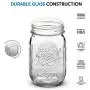 Ball Mason Jars 16 oz/Pint - 12 Regular Mouth Jars with Airtight lids & Bands - For Canning, Fermenting, Pickling - Beverages & Jar Decor. Microwave & Dishwasher Safe, Toxin Free.+ SEWANTA Jar Opener Ball Mason Jars 16 oz/Pint - 12 Regular Mouth Jars with Airtight lids & Bands - For Canning, Fermenting, Pickling - Beverages & Jar Decor. Microwave & Dishwasher Safe, Toxin Free.+ SEWANTA Jar Opener
