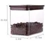 Kitchen Food Storage Jar Airtight Food Storage Food Storage Containers, Kitchen Storage Tanks Tea Coffee Beans Seals Moisture-proof Square Sealed Cans (Size : Pack of 2)