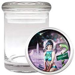 Customized Collectables Space Sluts Ver2 Sci-Fi Pinup Pulp Medical Odorless Glass Jar
