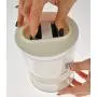 HOME-X Pickle and Olives Hourglass Jar, Juice Separator, Pickle and Olive Container ? 4.5” L HOME-X Pickle and Olives Hourglass Jar, Juice Separator, Pickle and Olive Container ? 4.5” L