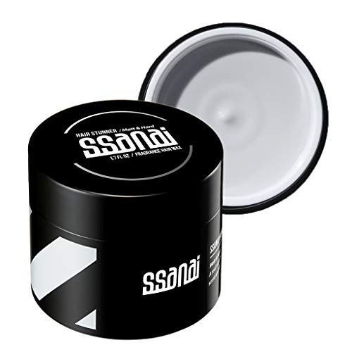 SSANAI Hair Stunner - Mens Hair Styling Matte Wax Workable Molding Cream Paste Sculpting Texturizer Putty Super Strong Hold with No Shine for Short Spiky Wild and Modern Hair Styles 50g 1.76oz
