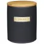 masterclass KitchenCraft Airtight Stoneware and Brass-Effect Sugar Canister, 1 Litre masterclass KitchenCraft Airtight Stoneware and Brass-Effect Sugar Canister, 1 Litre