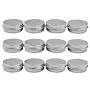 12 PCS 60ml Boîtes Aluminium Métalliques Remplissables Vides pour Crèmes, Maquillage, Échantillons, Pots pour Lèvres, Contenants avec Couvercle à Vis pour DIY Maquillage 12 PCS 60ml Boîtes Aluminium Métalliques Remplissables Vides pour Crèmes, Maquillage, Échantillons, Pots pour Lèvres, Contenants avec Couvercle à Vis pour DIY Maquillage