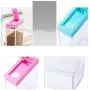 Spice Jar Seasoning Box Kitchen Spice Storage Bottle Jars Transparent PP Salt Pepper Cumin Powder Box Tool,2 pcs set