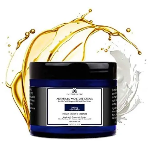 Advanced Moisturizing Skin Cream with Bergamot Essential Oil and Shea Butter - 2oz Jar - 200mg - Organically Grown - Full Spec Hemp Extract - Hydrate Soothe Restore - Reduce Stress Anxiety Advanced Moisturizing Skin Cream with Bergamot Essential Oil and Shea Butter - 2oz Jar - 200mg - Organically Grown - Full Spec Hemp Extract - Hydrate Soothe Restore - Reduce Stress Anxiety