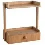 Étagère Multifonction en Bois 3 Niveaux pour Cuisine, Salle de Bains, Bureau de Vanité avec Tiroir Étagère Multifonction en Bois 3 Niveaux pour Cuisine, Salle de Bains, Bureau de Vanité avec Tiroir