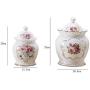 Cereal Containers Ceramic Seal Canister, Candy Flour Storage Tank Containers (Size : 0.8l)