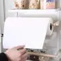 Kitchen Rack - Magnetic Fridge Organizer - 18x12.7x5 INCH - Paper Towel Holder, Rustproof Spice Jars Rack, Heavy-duty Refrigerator Shelf Storage Including 6 Removable Hooks (WHITE) - 2019 New Design Kitchen Rack - Magnetic Fridge Organizer - 18x12.7x5 INCH - Paper Towel Holder, Rustproof Spice Jars Rack, Heavy-duty Refrigerator Shelf Storage Including 6 Removable Hooks (WHITE) - 2019 New Design