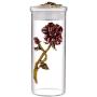 Coffee Jar Tea Jar Crystal Enamel Rose Storage Container Kitchen Container