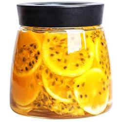 PPLK Glass Storage Tank Kitchen Transparent Dried Fruit Miscellaneous Grains Jar Tea Storage Bottle Food Sealed Cans