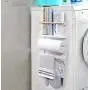 Magnetische Küchenregal-Organizer für Kühlschrank – Magnetregal-Regal für Küchenrolle, Gewürzbehälter – Kühlschrank-Regal-Regal-Halterung Organizer Tool